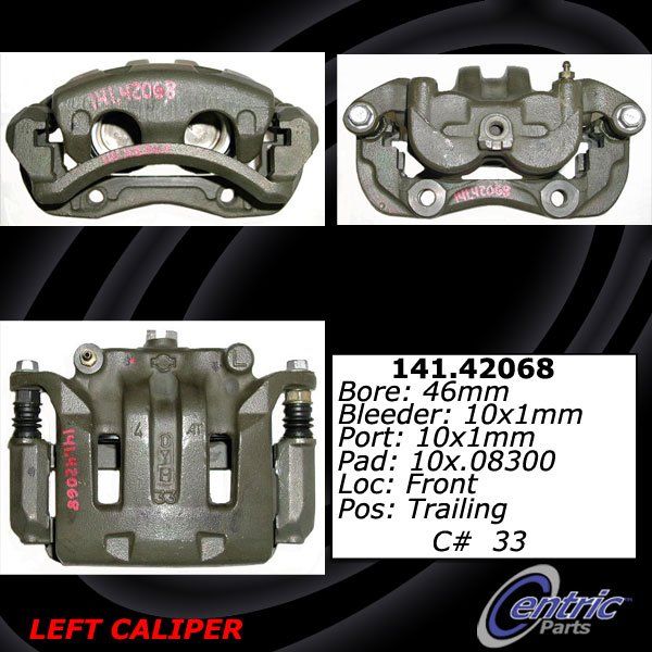 2000-2004 Nissan Xterra Disc Brake Caliper - Front Left (Centric)