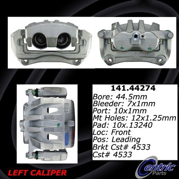 2022 Lexus NX350h Disc Brake Caliper - Front Left (Centric)