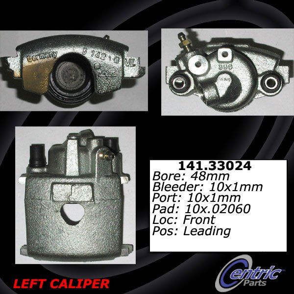 1980-1984 Volkswagen Jetta Disc Brake Caliper - Front Left (Centric)