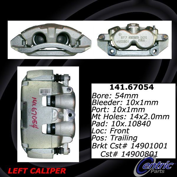 2005-2008 Dodge Dakota Disc Brake Caliper - Front Left (Centric)