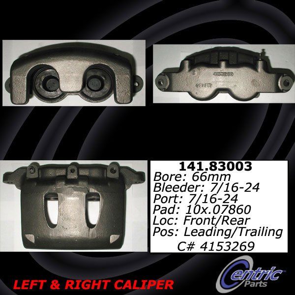 1999-2008 Freightliner FS65 Disc Brake Caliper - Front Left or Front Right or Rear Left or Rear Right (Centric)