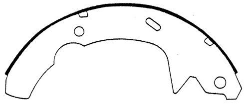 1988-1989 Eagle Premier Drum Brake Shoe - Rear (Centric)