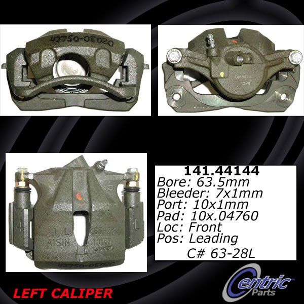 2001-2003 Toyota Sienna Disc Brake Caliper - Front Left (Centric)