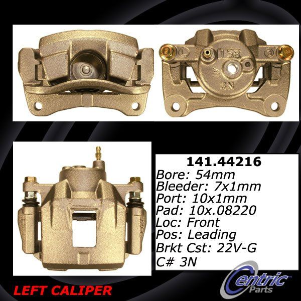 2001-2003 Toyota Prius Disc Brake Caliper - Front Left (Centric)