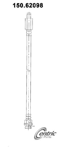 1960-1961 Buick LeSabre Brake Hydraulic Hose - Front (Centric)