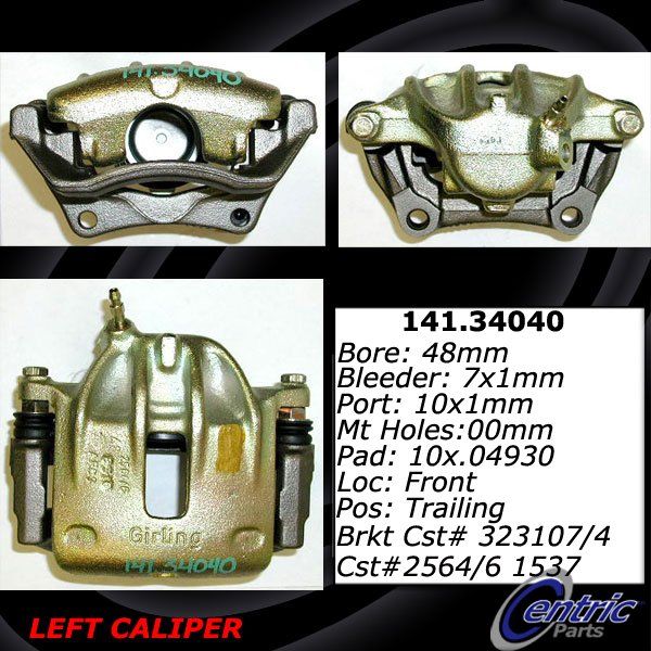 1991 BMW 318is Disc Brake Caliper - Front Left (Centric)
