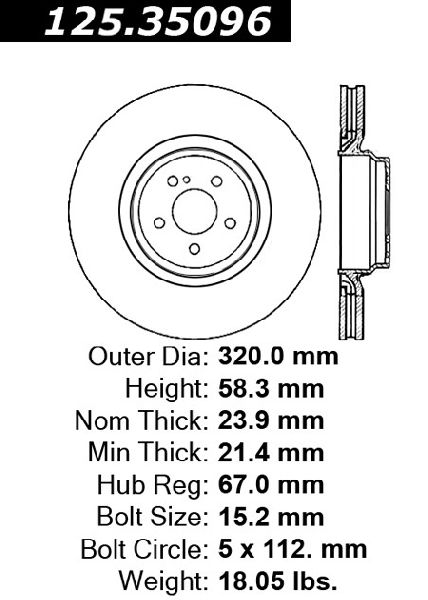 2007-2013 Mercedes-Benz S600 Disc Brake Rotor - Rear (Centric)