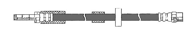 1999-2004 Volvo C70 Brake Hydraulic Hose - Front (Centric)