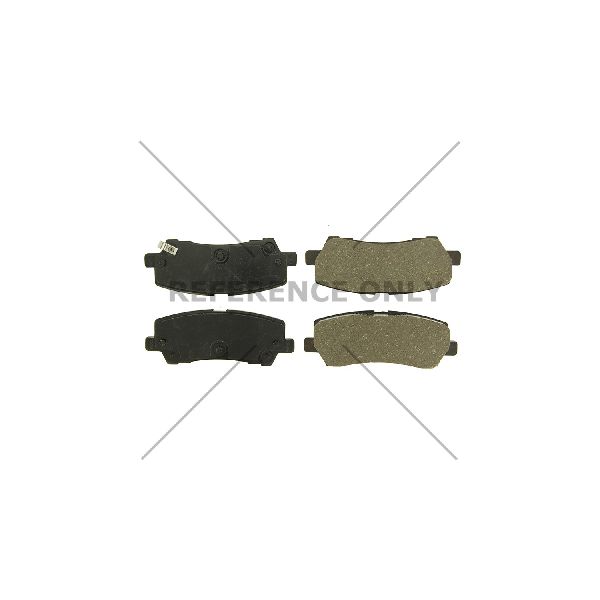 2015-2020 Ford Mustang Disc Brake Pad Set - Rear (Centric)