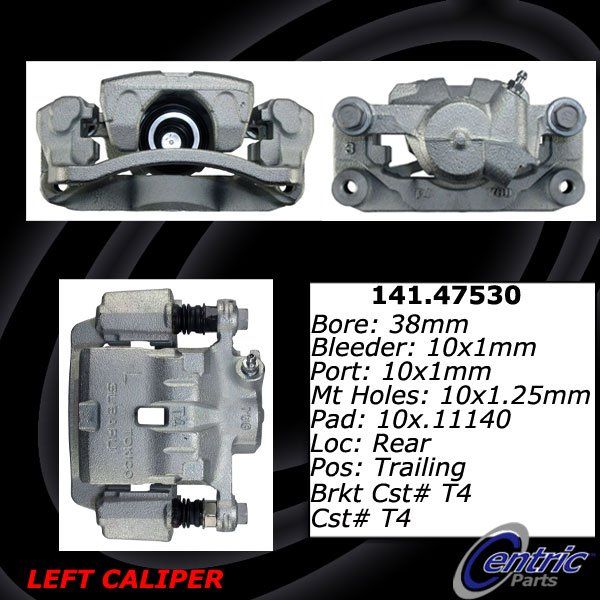 2009-2013 Subaru Forester Disc Brake Caliper - Rear Left (Centric)