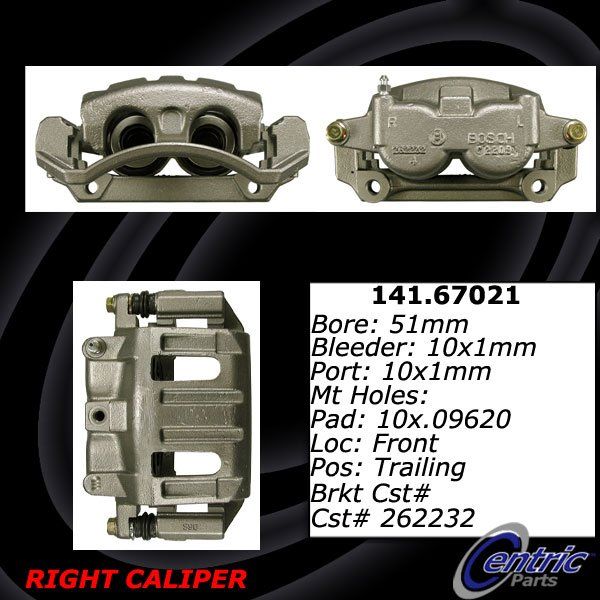 2003-2004 Dodge Dakota Disc Brake Caliper - Front Right (Centric)