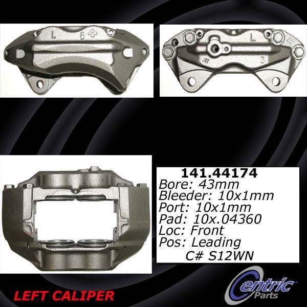 1995-2004 Toyota Tacoma Disc Brake Caliper - Front Right (Centric)