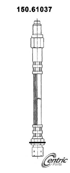 1985-1988 Mercury Cougar Brake Hydraulic Hose - Front (Centric)