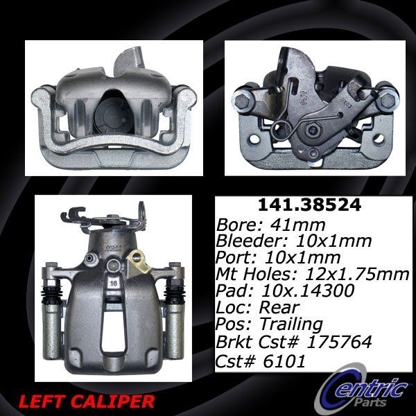 2011-2017 Buick Regal Disc Brake Caliper - Rear Left (Centric)
