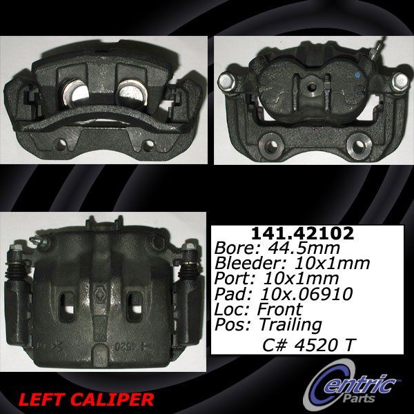 1998-2004 Nissan Pathfinder Disc Brake Caliper - Front Left (Centric)