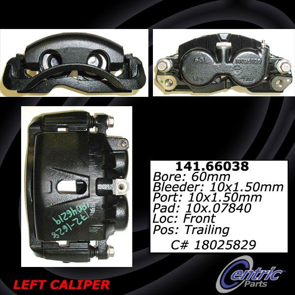 2003-2020 Chevrolet Express 3500 Disc Brake Caliper - Front Left (Centric)