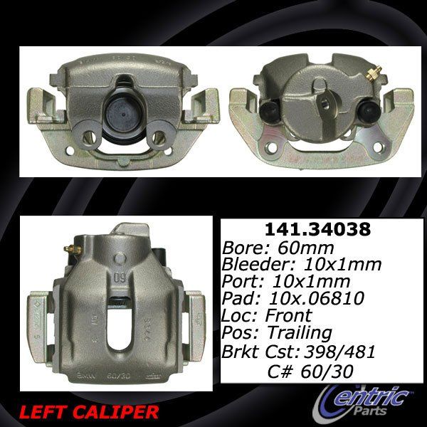 1995-2001 BMW 740i Disc Brake Caliper - Front Left (Centric)