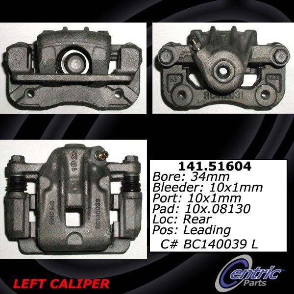 2001-2006 Kia Optima Disc Brake Caliper - Rear Left (Centric)