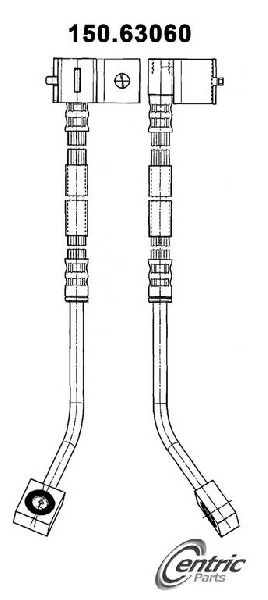 2001-2009 Chrysler PT Cruiser Brake Hydraulic Hose - Front Left (Centric)