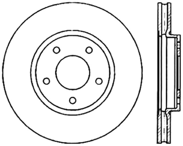 1997-1999 Jaguar XK8 Disc Brake Rotor - Front (Centric)