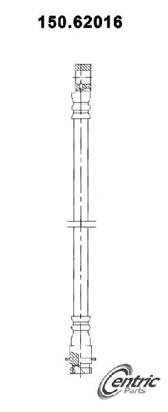 1972-1973 Pontiac Firebird Brake Hydraulic Hose - Front (Centric)