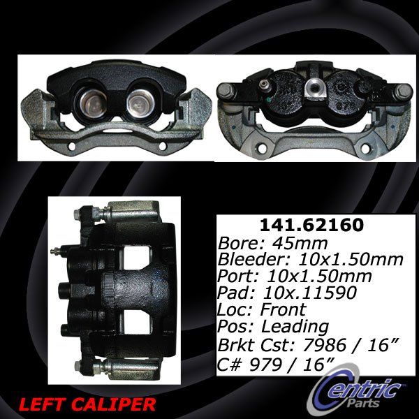 2006-2007 Chevrolet Monte Carlo Disc Brake Caliper - Front Left (Centric)