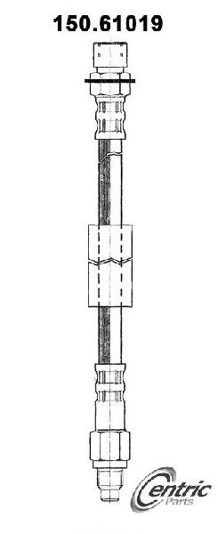 1978 Mercury Zephyr Brake Hydraulic Hose - Front (Centric)