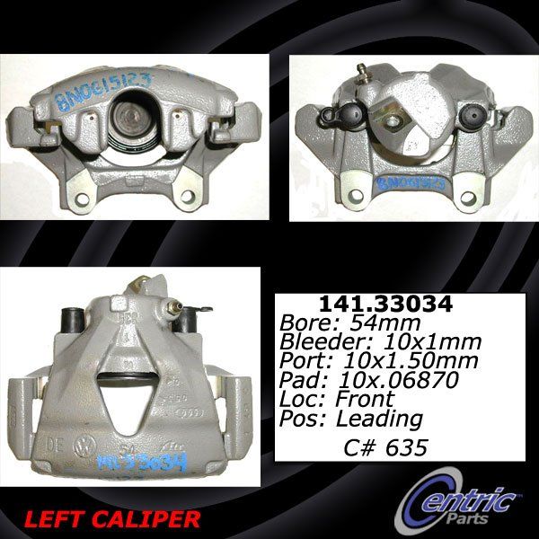 2000-2006 Audi TT Disc Brake Caliper - Front Left (Centric)