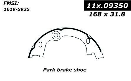 2007-2012 Kia Rondo Parking Brake Shoe - Rear (Centric)