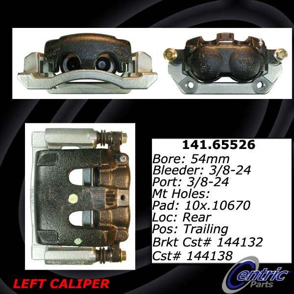 2005-2012 Ford F-350 Super Duty Disc Brake Caliper - Rear Left or Rear Right (Centric)