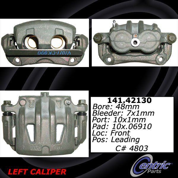 2004-2017 Nissan Quest Disc Brake Caliper - Front Left (Centric)