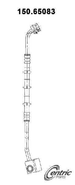 1994-1996 Ford Bronco Brake Hydraulic Hose - Front Right (Centric)