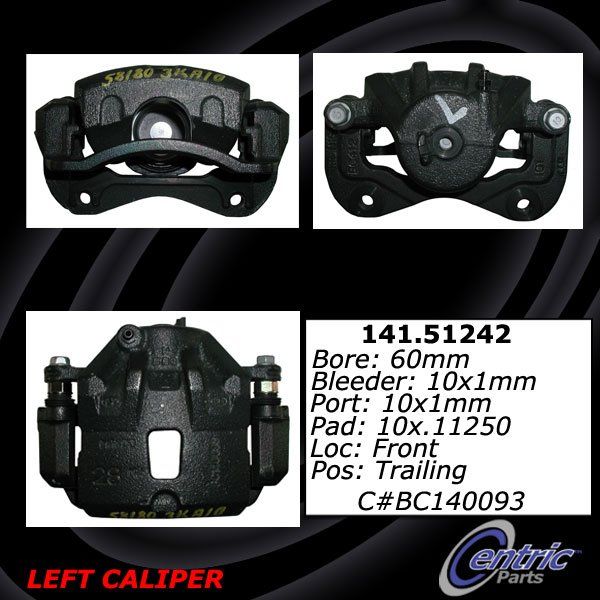 2005-2008 Hyundai Sonata Disc Brake Caliper - Front Left (Centric)