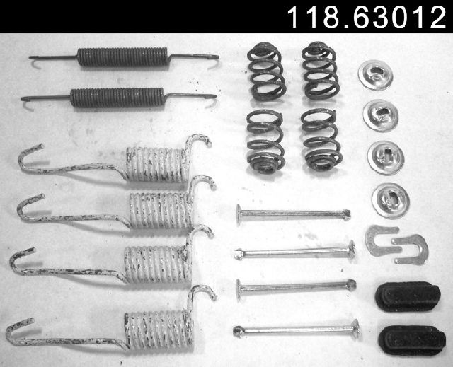 1990-2001 Jeep Cherokee Drum Brake Hardware Kit - Rear (Centric)