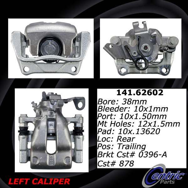 2008-2009 Saturn Astra Disc Brake Caliper - Rear Right (Centric)
