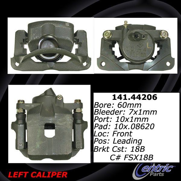2001-2005 Toyota RAV4 Disc Brake Caliper - Front Left (Centric)