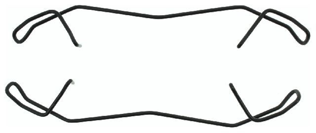 1999-2002 Jeep Grand Cherokee Disc Brake Hardware Kit - Front (Centric)