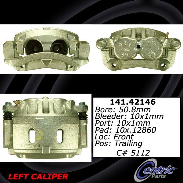 2005-2013 INFINITI QX56 Disc Brake Caliper - Front Left (Centric)