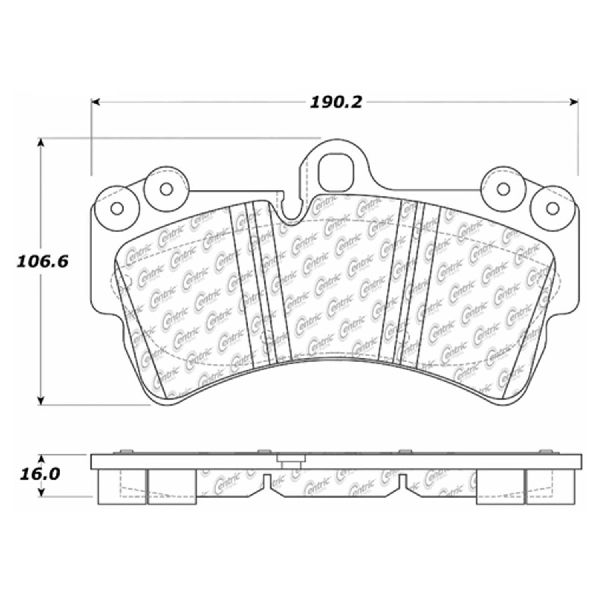 2007-2015 Audi Q7 Disc Brake Pad Set - Front (Centric)