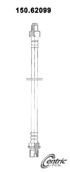 1962-1964 Pontiac Grand Prix Brake Hydraulic Hose - Front (Centric)