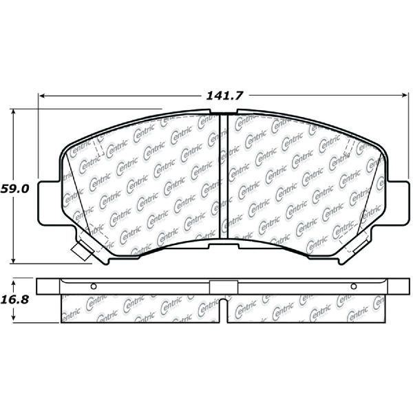 2014-2017 Nissan Juke Disc Brake Pad Set - Front (Centric)