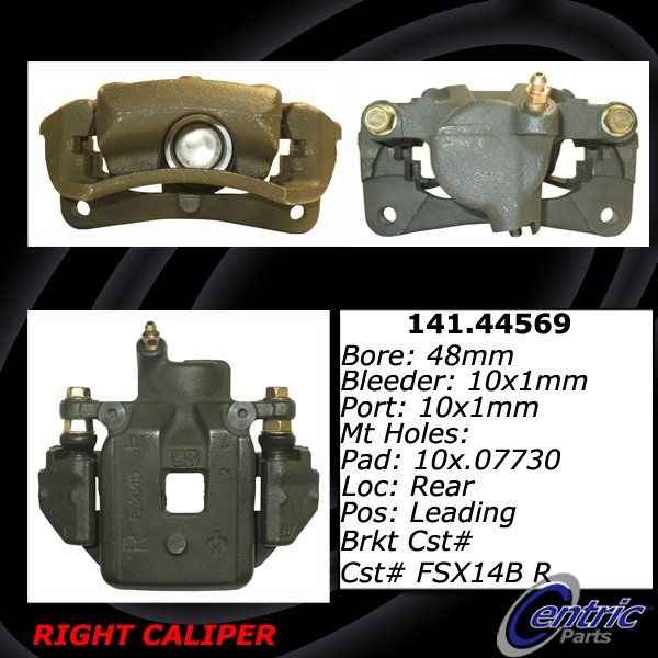 1998-2007 Toyota Land Cruiser Disc Brake Caliper - Rear Right (Centric)