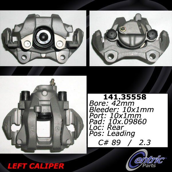 2003-2006 Mercedes-Benz SL500 Disc Brake Caliper - Rear Left (Centric)