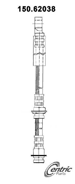 1982-1983 Pontiac Firebird Brake Hydraulic Hose - Front Right (Centric)