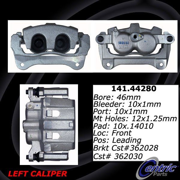 2009-2016 Toyota Venza Disc Brake Caliper - Front Left (Centric)
