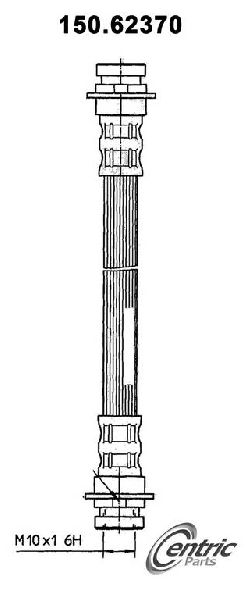 1997-2003 Buick Century Brake Hydraulic Hose - Rear (Centric)