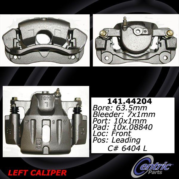 2001-2007 Toyota Highlander Disc Brake Caliper - Front Left (Centric)