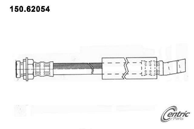1991-1996 Chevrolet Caprice Brake Hydraulic Hose - Front (Centric)