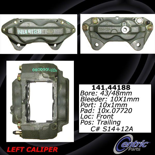 1998-2002 Toyota Land Cruiser Disc Brake Caliper - Front Left (Centric)