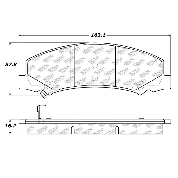 2012-2013 Chevrolet Impala Disc Brake Pad Set - Front (Centric)